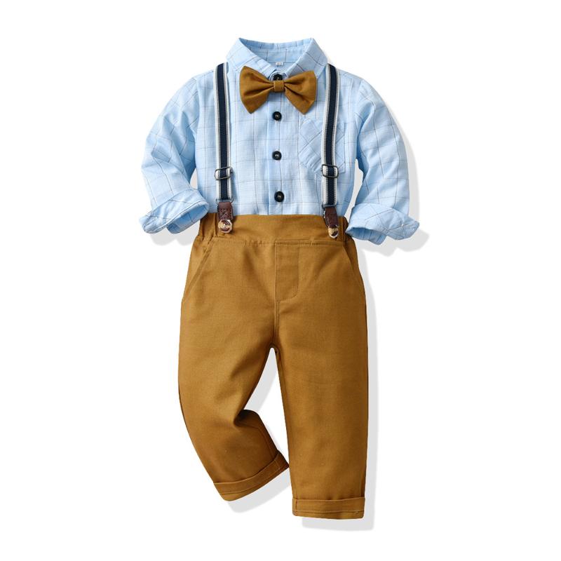 Clothing Sets Boys Kids Clothes Autumn Style Children Cotton Long Sleeve Tops Pants Belt 3 Pcs Infant Toddler SuitClothing, Shirt pants
Clothing Sets Boys Kids Clothes Autumn Style Children Cotton Long Sleeve Tops Pants Belt 3 Pcs Infant Toddler SuitClothing, Shirt pants