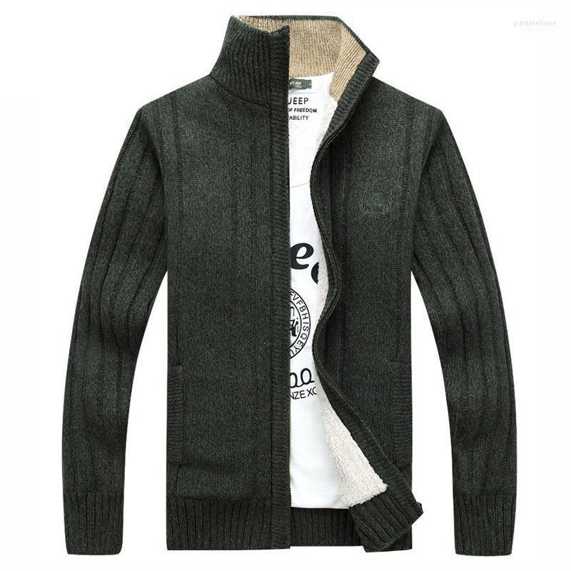Men's Sweaters Mens Cardigans Winter Thicking Casual Wool Sweater Warm Zipper Men Cardigan Stand Collar Knitted Pullover Coat, White
Men's Sweaters Mens Cardigans Winter Thicking Casual Wool Sweater Warm Zipper Men Cardigan Stand Collar Knitted Pullover Coat, White