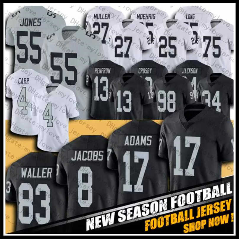 Custom Las Vegas''Raiders''17 Davante Adams Jersey Derek Carr Maxx Crosby Hunter Renfrow Josh Jacobs Darren Waller shirts Football Jerseys, As photo
Custom Las Vegas''Raiders''17 Davante Adams Jersey Derek Carr Maxx Crosby Hunter Renfrow Josh Jacobs Darren Waller shirts Football Jerseys, As photo
