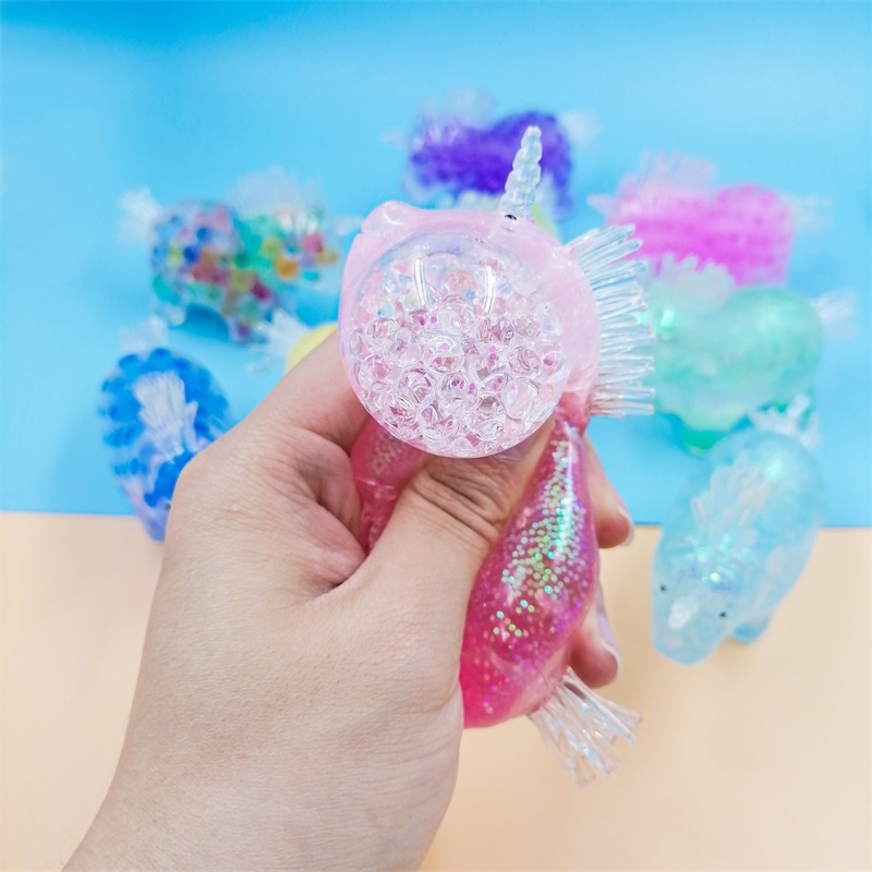 Fidget Toys Hot Selling Vent Unicorn Horse Decompression Ball Unicorn Squeeze Pinch Music Wholesale