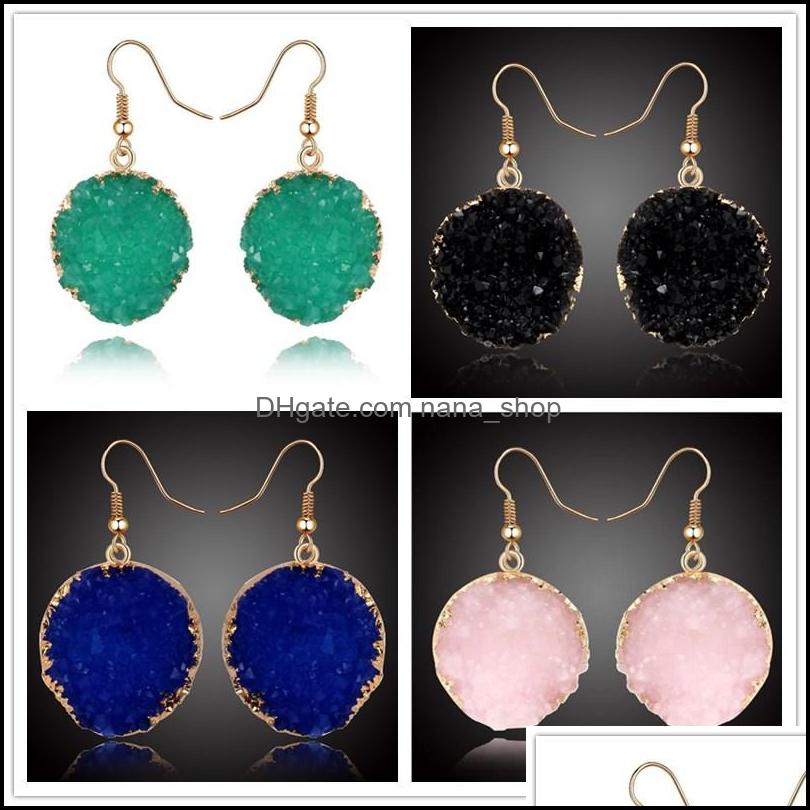 Dangle Chandelier Earrings Jewelry Fashion Irregar 12Colors Druzy Drusy Gold Plated Circle Gemetry Faux Natural Stone Resin For Women Drop
Dangle Chandelier Earrings Jewelry Fashion Irregar 12Colors Druzy Drusy Gold Plated Circle Gemetry Faux Natural Stone Resin For Women Drop