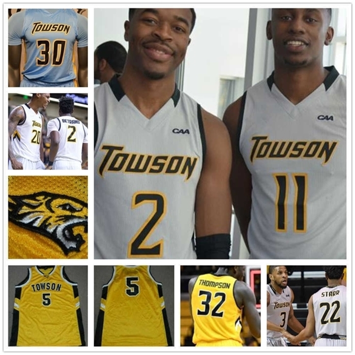 Sj98 Custom Towson Tigers Basketball Jersey NCAA College Brian Fobbs Allen Betrand Nakye Sanders Jason Gibson Juwan Gray Gary Neal, Grey
Sj98 Custom Towson Tigers Basketball Jersey NCAA College Brian Fobbs Allen Betrand Nakye Sanders Jason Gibson Juwan Gray Gary Neal, Grey