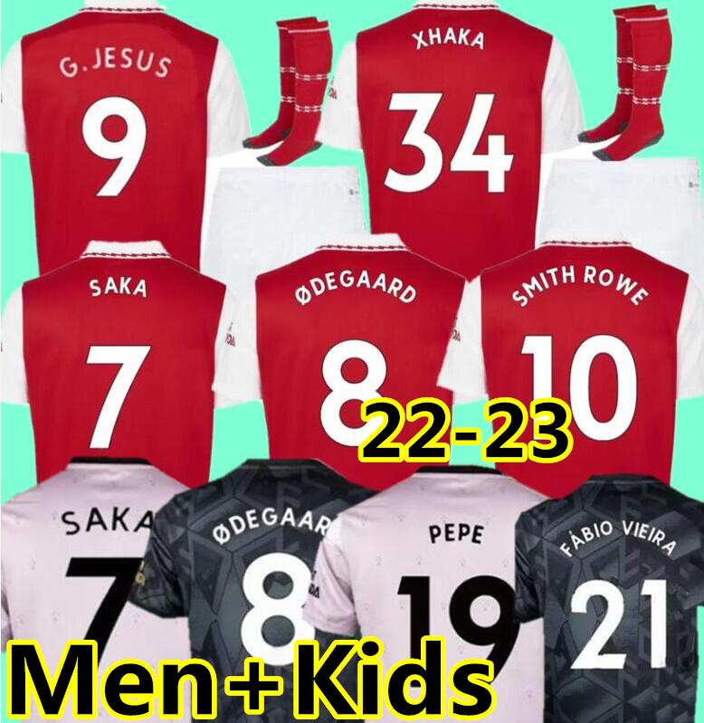 22 23 SMITH ROWE PEPE SAKA soccer jerseys THOMAS MARTINELLI TIERNEY 2022 2023 red football shirt ODEGAARD SAMBI JESUS FABIO Nketiah Men Kids kit sets, 22/23 3rd kids
22 23 SMITH ROWE PEPE SAKA soccer jerseys THOMAS MARTINELLI TIERNEY 2022 2023 red football shirt ODEGAARD SAMBI JESUS FABIO Nketiah Men Kids kit sets, 22/23 3rd kids