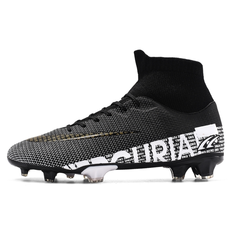 Men Soccer Shoes Adult Kids TF FG High Ankle Football Boots Cleats Grass Training Sport Footwear Trend Mens Sneakers 35 45 220812, 003-8606-1-d-white
Men Soccer Shoes Adult Kids TF FG High Ankle Football Boots Cleats Grass Training Sport Footwear Trend Mens Sneakers 35 45 220812, 003-8606-1-d-white
