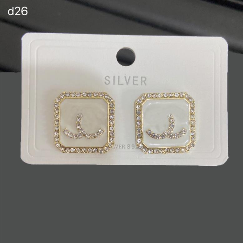 20style Design 18K Gold Plated Luxury Brand Designers Letters Stud Geometric 925 Silver Long Earrings Women Letter Earring Fashion Jewelry
20style Design 18K Gold Plated Luxury Brand Designers Letters Stud Geometric 925 Silver Long Earrings Women Letter Earring Fashion Jewelry