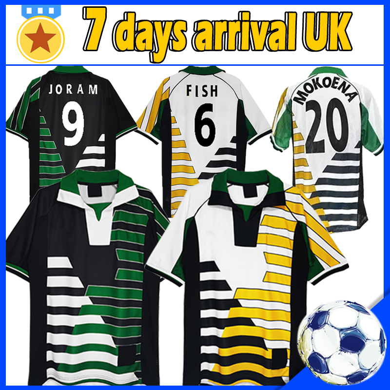 1998 Africa retro soccer jersey 98 McCarthy Bartlett Mokoena Fortune RADEBE classic FISH PARKER vintage Bafana Bafana football shirt, Nanfei 1998 away
1998 Africa retro soccer jersey 98 McCarthy Bartlett Mokoena Fortune RADEBE classic FISH PARKER vintage Bafana Bafana football shirt, Nanfei 1998 away