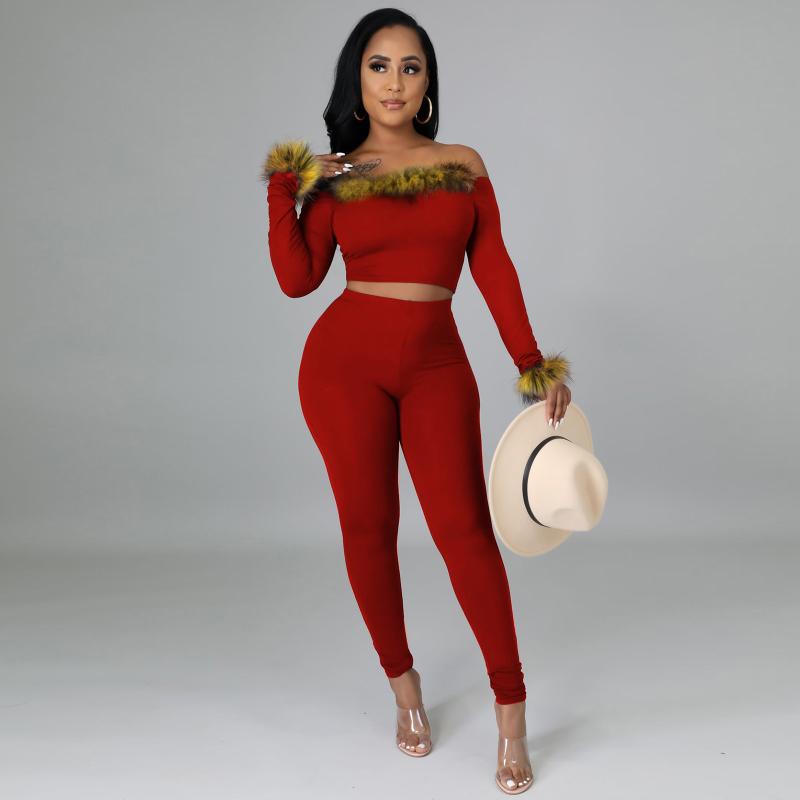Women' Two Piece Pants RMSFE 2022 Autumn And Winter Women Fashion Sexy Solid Color Wool One Shoulder Long Sleeve Trousers Set, Black
Women' Two Piece Pants RMSFE 2022 Autumn And Winter Women Fashion Sexy Solid Color Wool One Shoulder Long Sleeve Trousers Set, Black