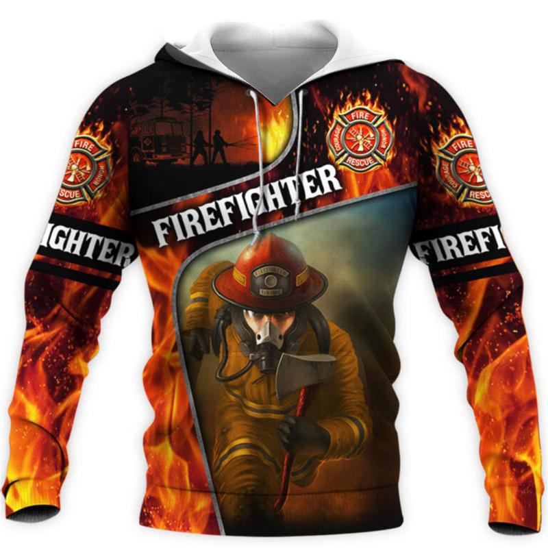 Men' Hoodies & Sweatshirts Men Hoodie Firefighter 3D Graphics Printed Long Sleeves Pullover Sweatshirt Unisex Casual Zipper Hooded Sudadera, Sweatshirt-2
Men' Hoodies & Sweatshirts Men Hoodie Firefighter 3D Graphics Printed Long Sleeves Pullover Sweatshirt Unisex Casual Zipper Hooded Sudadera, Sweatshirt-2
