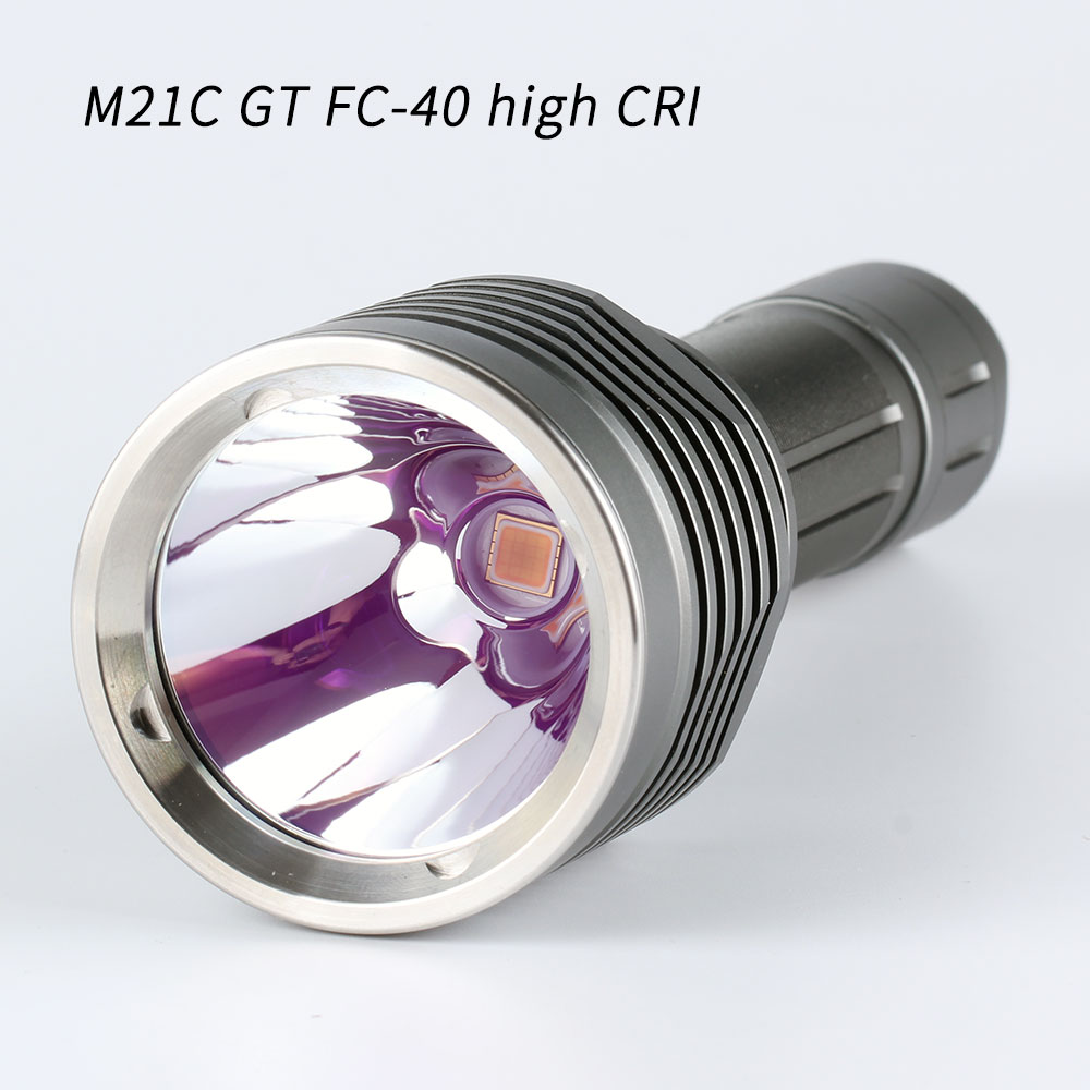 Convoy M21C GT FC40 Torch Light Max 2500lm High CRI LED Flashlight by 21700 Battery for Hiking Camping Search Self-defense
Convoy M21C GT FC40 Torch Light Max 2500lm High CRI LED Flashlight by 21700 Battery for Hiking Camping Search Self-defense