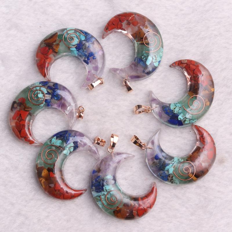 Pendant Necklaces 6Pcs 7 Chakra Organ Natural Quartz Stone Moon Healing Crystal Gemstone Spiritual Necklace For Women And Men Gift Jewelry
Pendant Necklaces 6Pcs 7 Chakra Organ Natural Quartz Stone Moon Healing Crystal Gemstone Spiritual Necklace For Women And Men Gift Jewelry