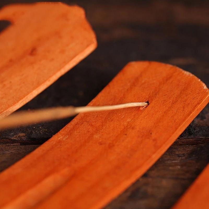 Sublimation Artracyse Pine Wood Incense Board Indian Stick Long Incense Holders Simple Solid Wooden Incenses Holder Home Decoratio2594303