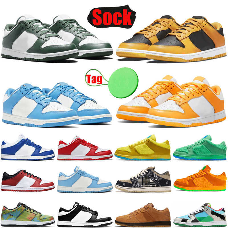 With Sock Tag dunks low running shoes for mens womens dunksb lows Black White University Blue Ice Coast Syracuse men women trainers sports