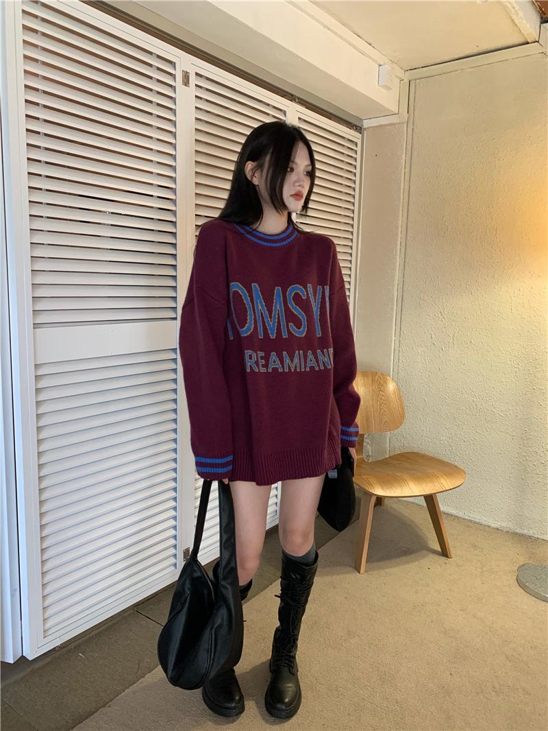 Women's Sweaters Make Firm Offers Bump Color Restoring Ancient Ways The Letter Lazy Loose SweatersWomen's, Dark purple
Women's Sweaters Make Firm Offers Bump Color Restoring Ancient Ways The Letter Lazy Loose SweatersWomen's, Dark purple