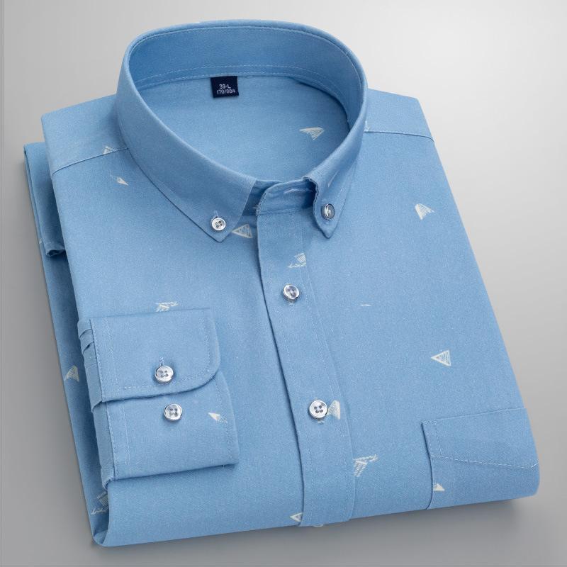 Men's Casual Shirts Cotton Printed Fashion Button Up Shirt Mens Long Sleeve Print Down For Men Korean ClothesMen's, M-12
Men's Casual Shirts Cotton Printed Fashion Button Up Shirt Mens Long Sleeve Print Down For Men Korean ClothesMen's, M-12