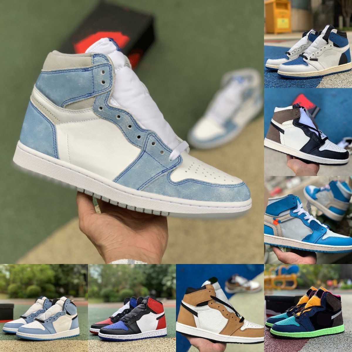 Jumpman 1 1s Basketball Shoes Men Women Sandals Hyper Royal Fragment Turbo Green Shadow 2.0 Bordeaux Atmosphere UNIVERSITY BLUE DARK MOCHA Designer Sneakers, Please contact us
Jumpman 1 1s Basketball Shoes Men Women Sandals Hyper Royal Fragment Turbo Green Shadow 2.0 Bordeaux Atmosphere UNIVERSITY BLUE DARK MOCHA Designer Sneakers, Please contact us