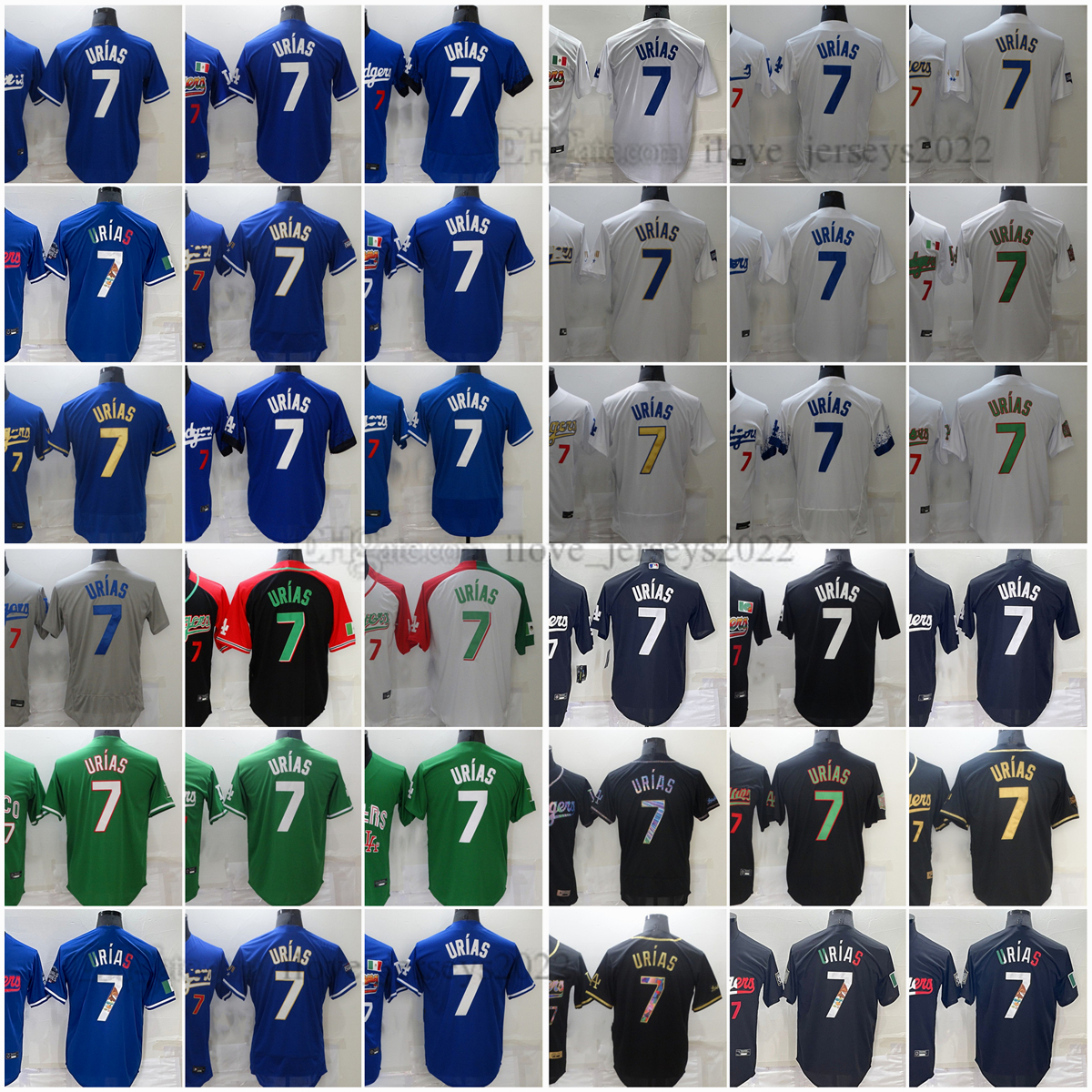 Los Angeles 7 Julio Urias Baseball Jersey Dodgers City Blank Stitched Jerseys Men Women Youth Size S--XXXL 0708, Choose number on picture
Los Angeles 7 Julio Urias Baseball Jersey Dodgers City Blank Stitched Jerseys Men Women Youth Size S--XXXL 0708, Choose number on picture