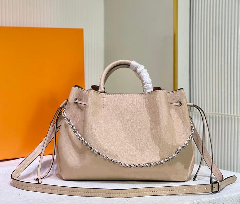 Luxury designer totes leather BELLA TOTE perforation bags fashion classic handbags for women purse with pouch wallet woman shopping shoulder bag