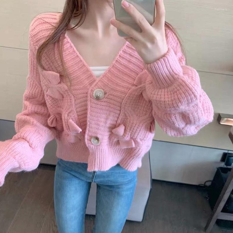 Women's Knits & Tees Korean Style Bow Sweater Women's Autumn And Winter Fresh Sweet Loose Age-reducing Knitted Cardigan CoatWomen's Mari, Black
Women's Knits & Tees Korean Style Bow Sweater Women's Autumn And Winter Fresh Sweet Loose Age-reducing Knitted Cardigan CoatWomen's Mari, Black