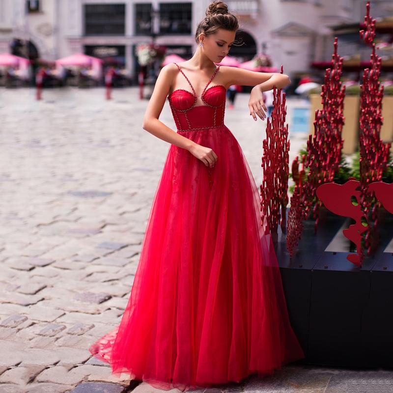Party Dresses Arrival Spaghetti Straps Sweetheart Beads Sleeveless Tulle A-Line Evening Red Prom Gowns Robe De SoireeParty, Pink
Party Dresses Arrival Spaghetti Straps Sweetheart Beads Sleeveless Tulle A-Line Evening Red Prom Gowns Robe De SoireeParty, Pink