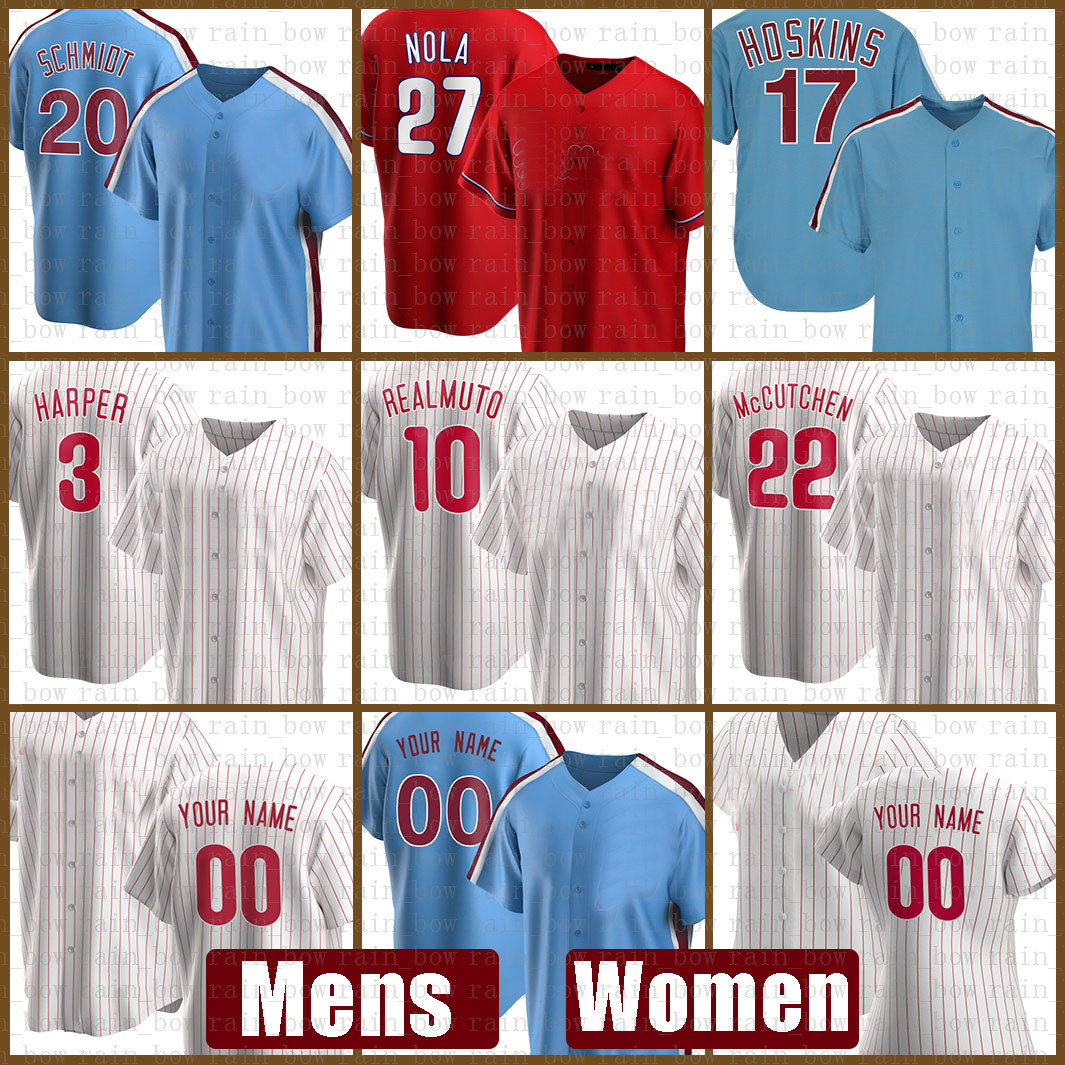 Mens Phillies Women Baseball Jersey 10 JT Realmuto Bryce Custom 3 Harper 20 Mike Schmidt 10 Darren Daulton 32 Steve Carlton, Jersey(feichengren)retro
Mens Phillies Women Baseball Jersey 10 JT Realmuto Bryce Custom 3 Harper 20 Mike Schmidt 10 Darren Daulton 32 Steve Carlton, Jersey(feichengren)retro