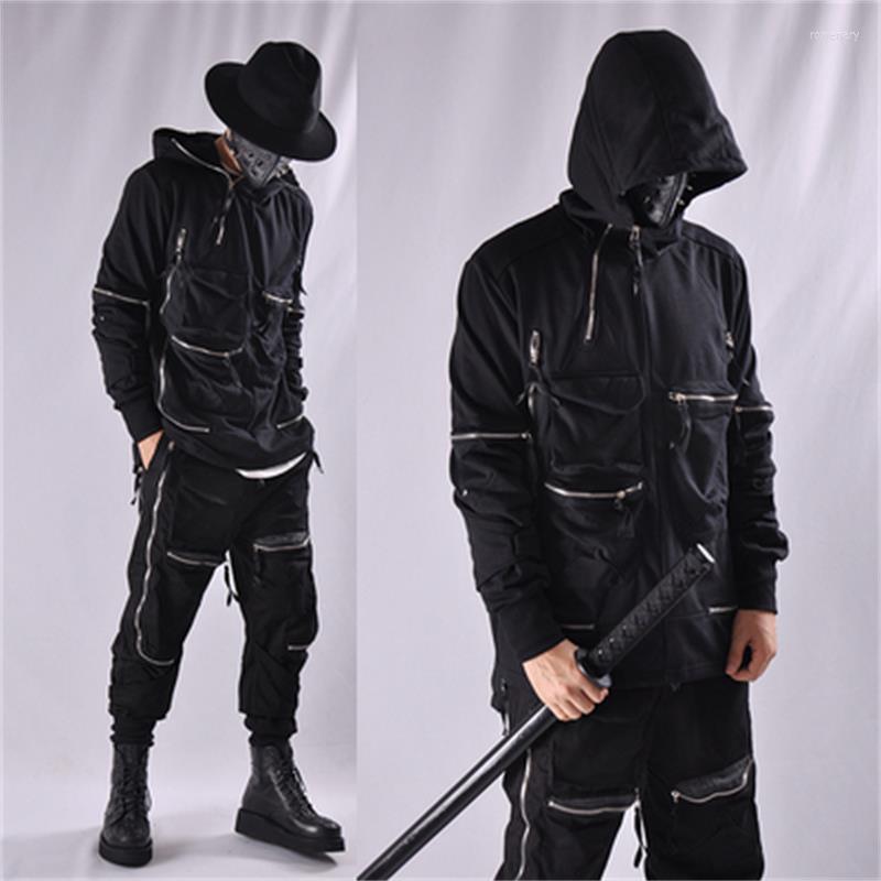 Men' Hoodies & Sweatshirts City Function Multi-pocket Tactical Coat National Tide Hoodie Men' Loose Coveralls Oblique Zipper Jacke Hoo, Black
Men' Hoodies & Sweatshirts City Function Multi-pocket Tactical Coat National Tide Hoodie Men' Loose Coveralls Oblique Zipper Jacke Hoo, Black