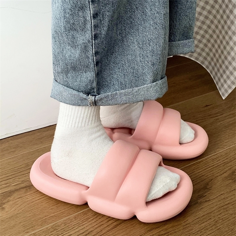 Thick Platform Home Cloud Slipper Nonslip Soft Bottom Indoor Slides Woman Sandals Summer Comfort Casual Beach Shoes 220614, Pink
Thick Platform Home Cloud Slipper Nonslip Soft Bottom Indoor Slides Woman Sandals Summer Comfort Casual Beach Shoes 220614, Pink