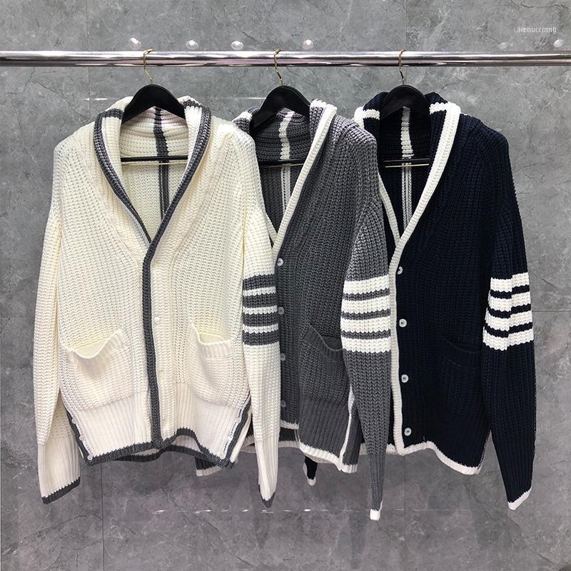 Men' Sweaters 2022 Fashion Brand Men Slim Turn Down Collar Cardigans Clothing Striped Coarse Wool Thick Winter Casual Coat, Blue
Men' Sweaters 2022 Fashion Brand Men Slim Turn Down Collar Cardigans Clothing Striped Coarse Wool Thick Winter Casual Coat, Blue