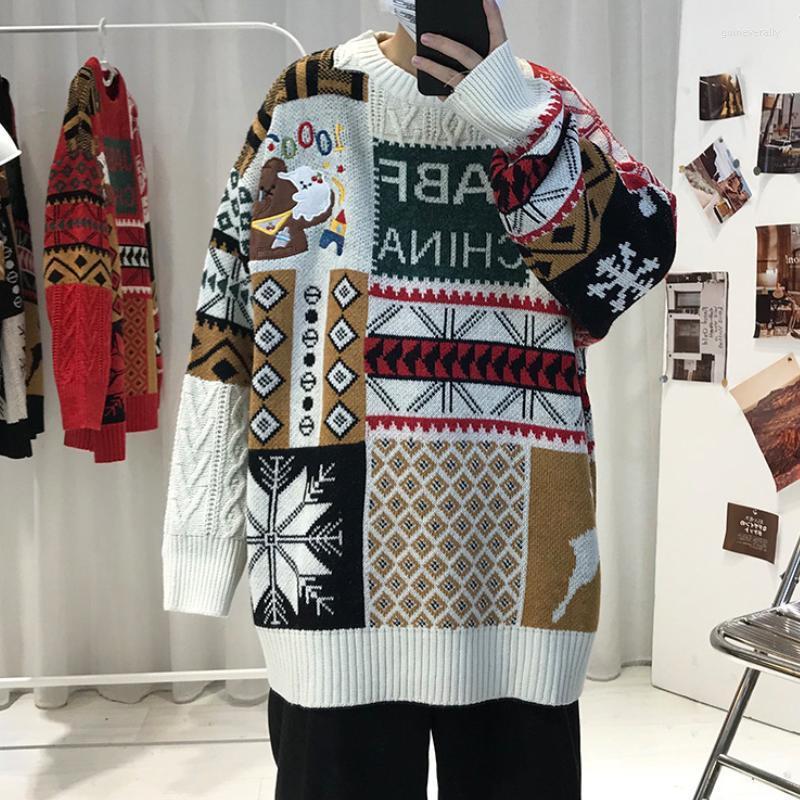 Men's Vests Year Sweater Patchwork Couple Pullover Knit Thick Loose O-neck Retro Lazy Style Coat Casual Outwear Clothe For Man Guin22, Red
Men's Vests Year Sweater Patchwork Couple Pullover Knit Thick Loose O-neck Retro Lazy Style Coat Casual Outwear Clothe For Man Guin22, Red
