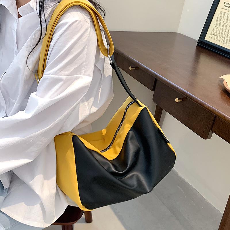 Woman Shoulder Fashion Female Tote Underarm Bag Pu Leather Zipper Luxury Handbags Large Women Designer Purse, Black
Woman Shoulder Fashion Female Tote Underarm Bag Pu Leather Zipper Luxury Handbags Large Women Designer Purse, Black