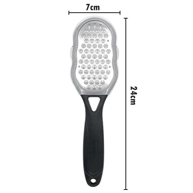 304 Stainless Steel Callus Remover Pedicure Foot File Scraper Scrubber Portable Multifunctional Foot Rasp File Foot Care Tools