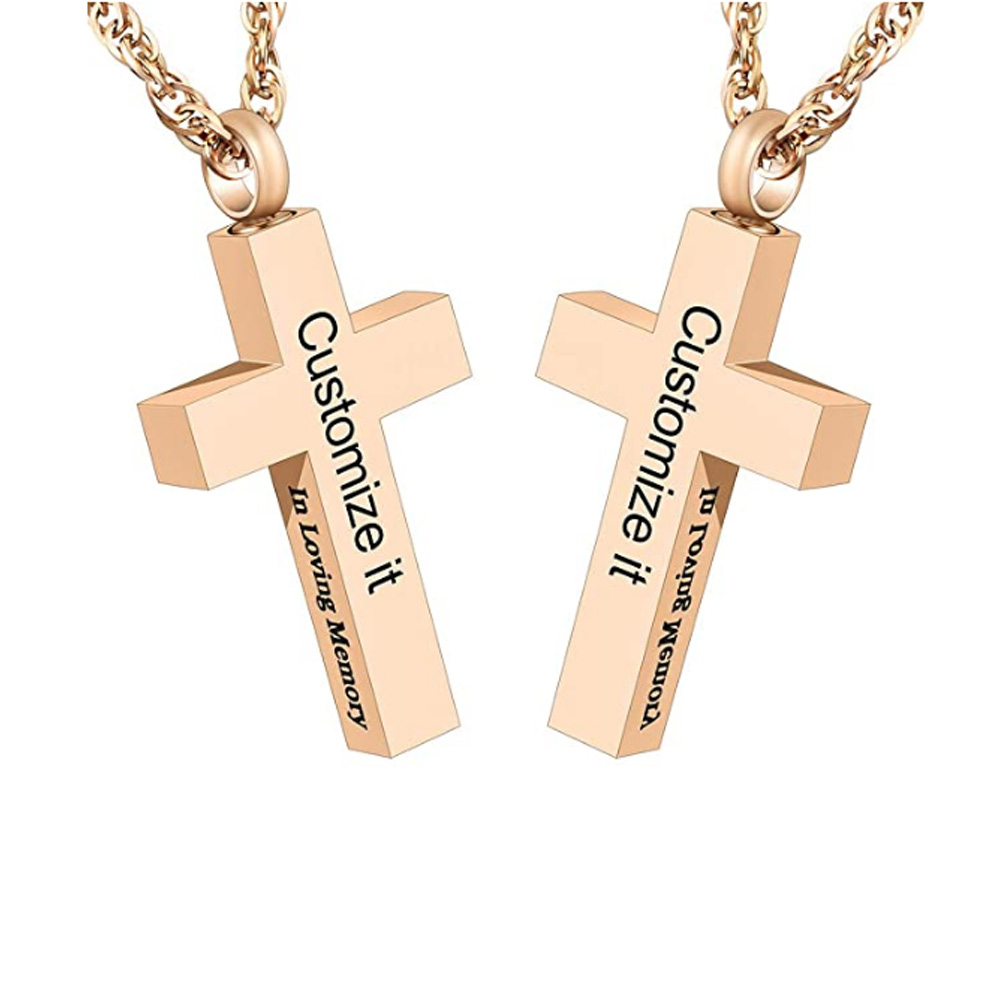 Cremation Jewelry Cross Urn Pendant Necklace Stainless steel Pet Human Ashes Keepsake Funeral Memorial Gift for Men Women
Cremation Jewelry Cross Urn Pendant Necklace Stainless steel Pet Human Ashes Keepsake Funeral Memorial Gift for Men Women
