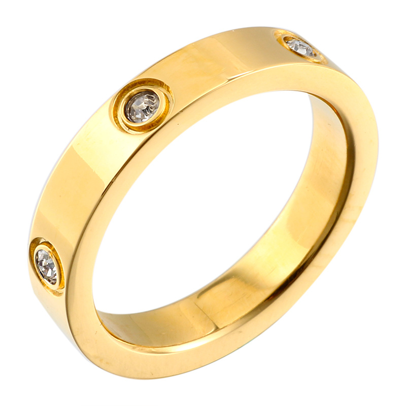 Trendy Rose Gold Color Stainless Steel Ring for Men Women CZ Crystal Inlaid Ring Multi Sizes Luxury Brand Jewelry Wedding Gift
Trendy Rose Gold Color Stainless Steel Ring for Men Women CZ Crystal Inlaid Ring Multi Sizes Luxury Brand Jewelry Wedding Gift