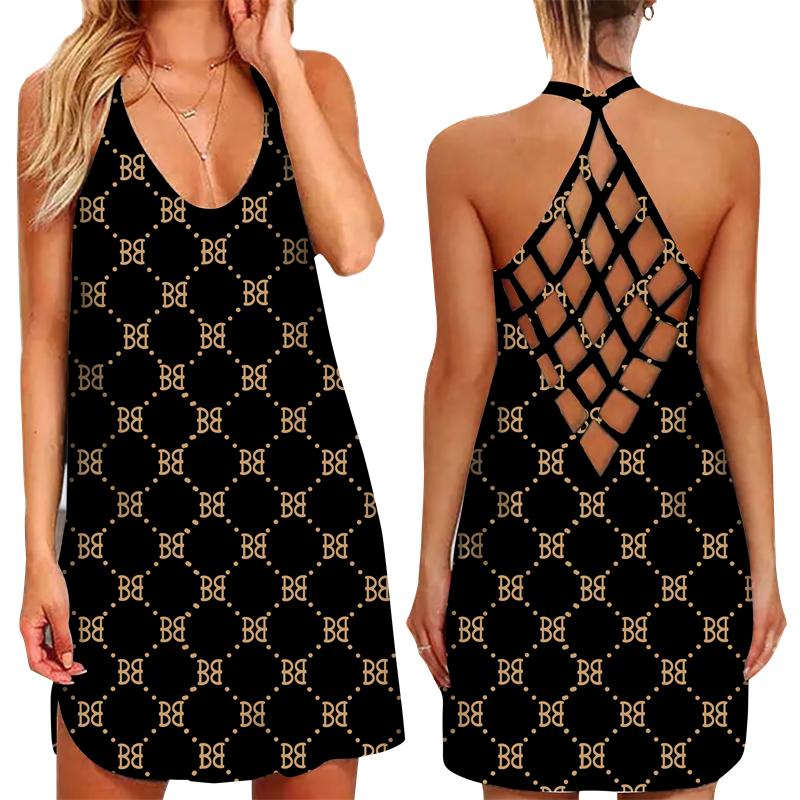 Casual Dresses Summer Elegant Halter Dress Letters Print Women' Criss-Cross Backless Mini Sexy Ladies Party Beach SundressCasual, A-yellow
Casual Dresses Summer Elegant Halter Dress Letters Print Women' Criss-Cross Backless Mini Sexy Ladies Party Beach SundressCasual, A-yellow