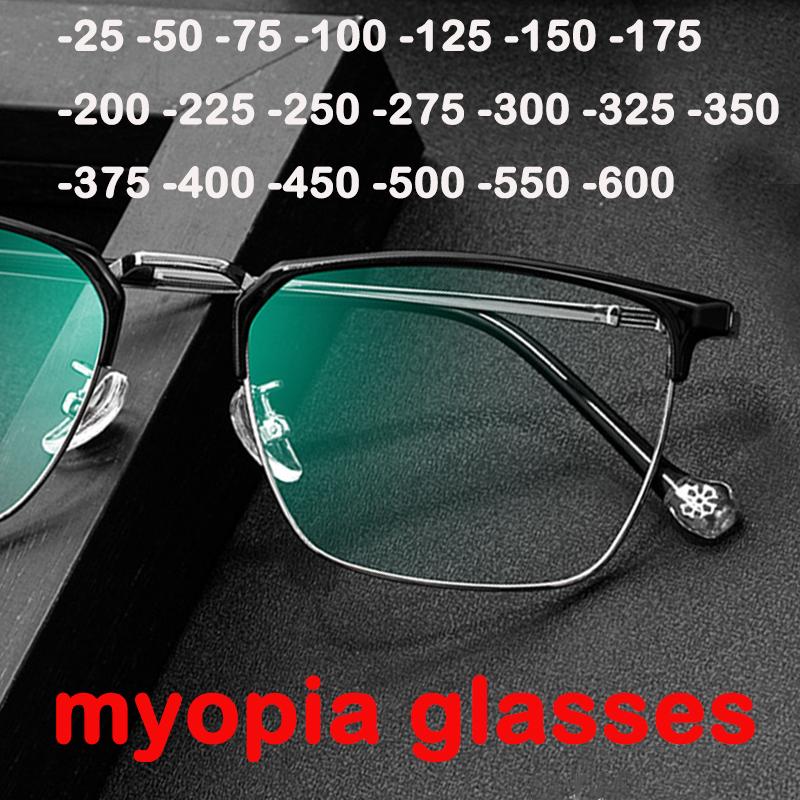 Sunglasses Luxury Anti Blue Light Myopia Glasses Men Women Blocking Filter Reduces Digital Eye Strain Shortsighted Titanium -75 175Sunglasse
Sunglasses Luxury Anti Blue Light Myopia Glasses Men Women Blocking Filter Reduces Digital Eye Strain Shortsighted Titanium -75 175Sunglasse