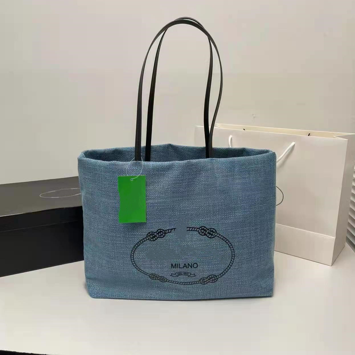 Top Fashion Large Capacity Casual Cotton Liner Bag Women's Retro Simple All-Match, Blue
Top Fashion Large Capacity Casual Cotton Liner Bag Women's Retro Simple All-Match, Blue