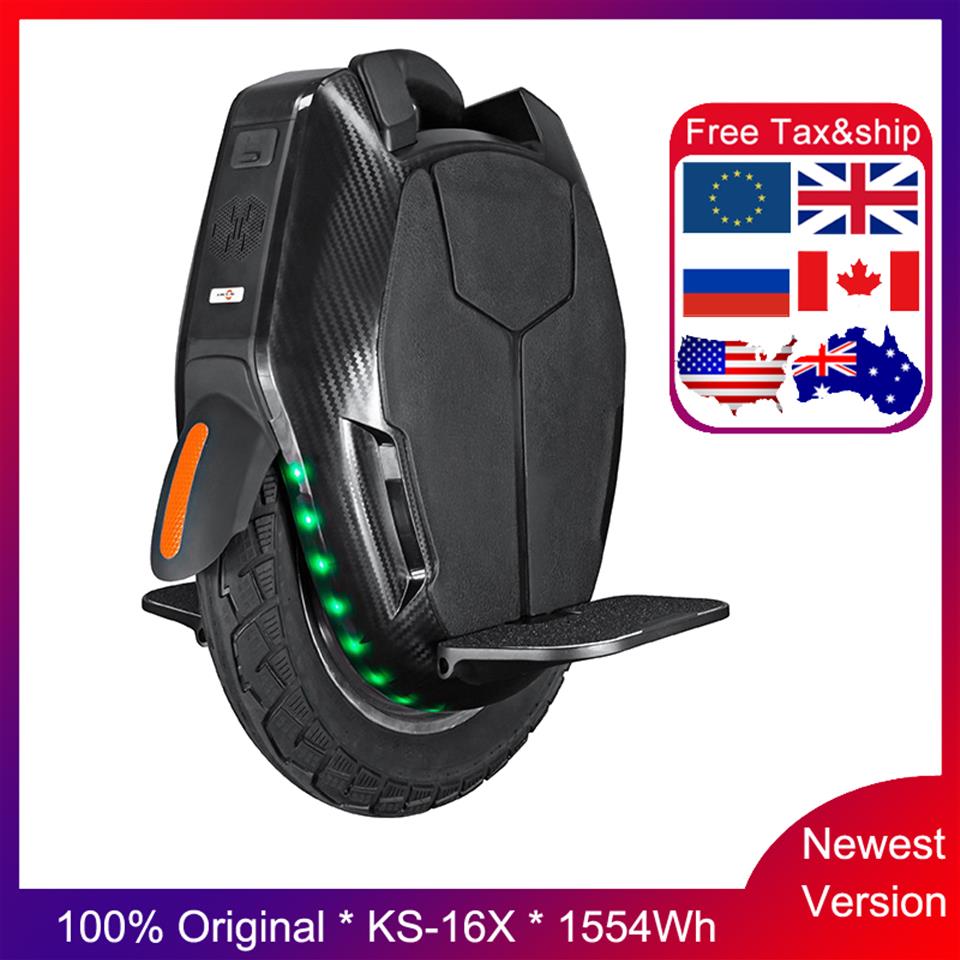 KingSong KS-16X Electric unicycle Longest Mileage Single wheel 3000W motor 1554wh battery speed 50km/h Dual Charging258u
KingSong KS-16X Electric unicycle Longest Mileage Single wheel 3000W motor 1554wh battery speed 50km/h Dual Charging258u