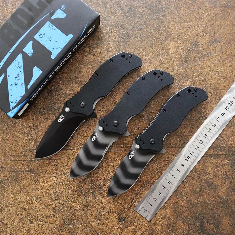 ZT 0350 Outdoor Folding Knife S30V Blade G10 Handle EDC TOOL Self-defense Tactical Knives Camping Knife253j