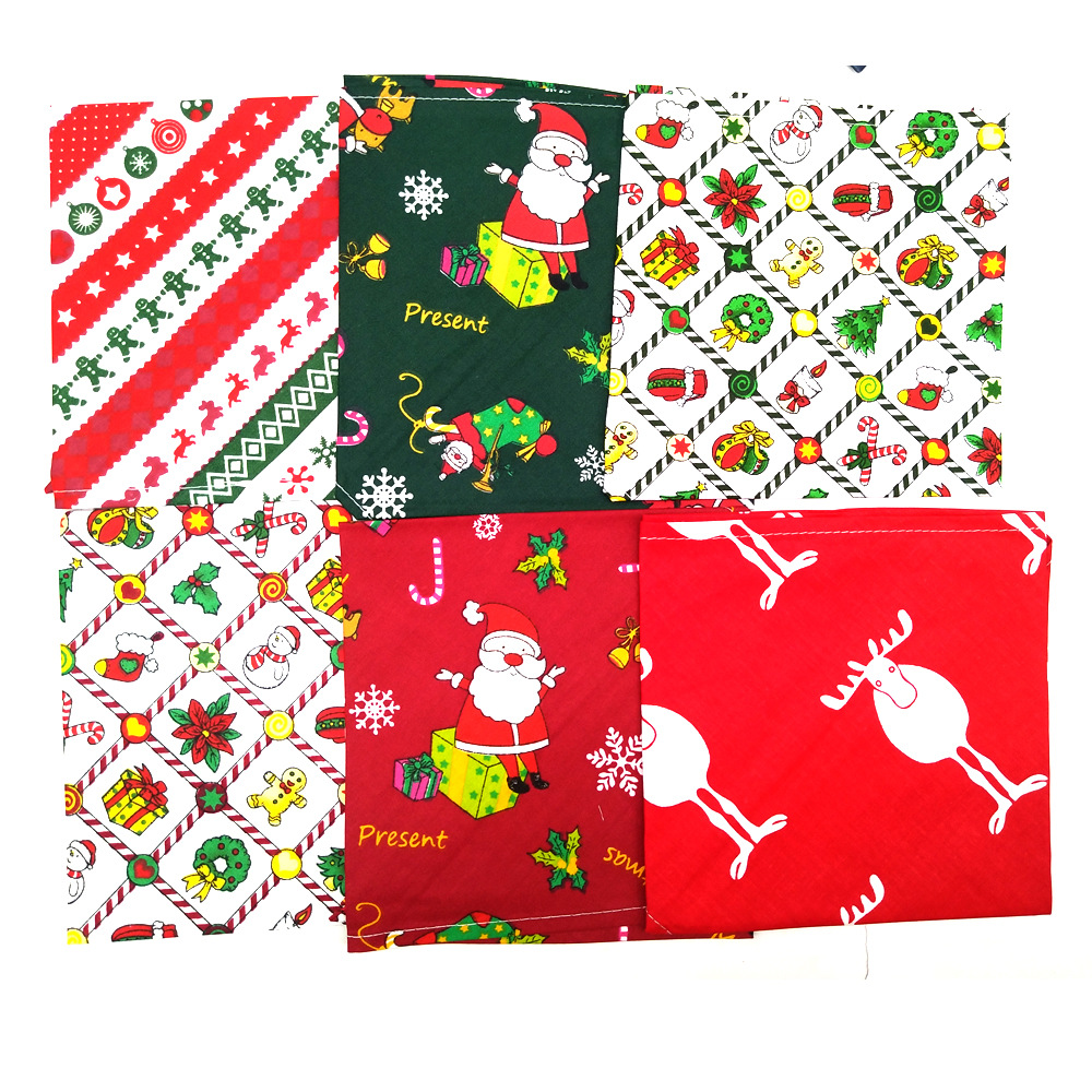 Christmas Bandanas Festival Day Dog Apparel Santa Claus Triangle Pet Bib Adjustable Pets Bandana Soft Puppy Kerchief for Small Medium Dogs Snowman Bel