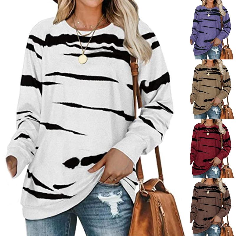 Women' Blouses & Shirts Casual Women Autumn O Neck Long Sleeve Tie Dye Print Leisure T-shirt Top Loose Blouse Tops, Blue
Women' Blouses & Shirts Casual Women Autumn O Neck Long Sleeve Tie Dye Print Leisure T-shirt Top Loose Blouse Tops, Blue