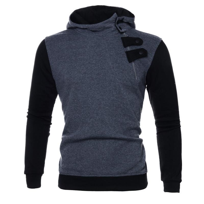 Men's Sweaters Side Zipper Hoodie Men's Cotton Sweatshirt Autumn Patchwork Sportswear Slim Pullover Hip-hop StreetwearMen's, Black
Men's Sweaters Side Zipper Hoodie Men's Cotton Sweatshirt Autumn Patchwork Sportswear Slim Pullover Hip-hop StreetwearMen's, Black
