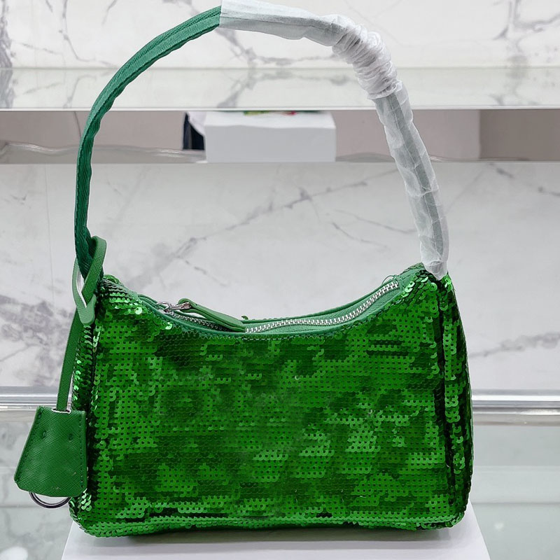 Sequins Axillary Bag Shine Hobo Bags Handbags Lightweight Shoulder Bag Nylon Wallets Purse Clutch pouch Two-tone Sequin Classic Letters With Dust Package
Sequins Axillary Bag Shine Hobo Bags Handbags Lightweight Shoulder Bag Nylon Wallets Purse Clutch pouch Two-tone Sequin Classic Letters With Dust Package