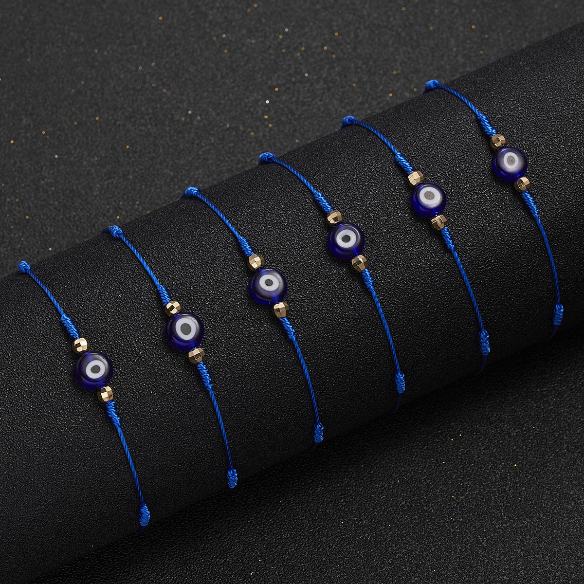 Turkish Lucky Evil Eye Bracelets For Women 6pcs/set Handmade Braided Red Black Rope 7 Knots Lucky Jewelry Friendship Bracelet