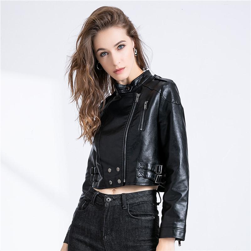 Women' Leather & Faux 2022 Techwear Bikers Y2k Jacket Ladies Motorcycle Coat Female Short Sexy Tops, Black
Women' Leather & Faux 2022 Techwear Bikers Y2k Jacket Ladies Motorcycle Coat Female Short Sexy Tops, Black