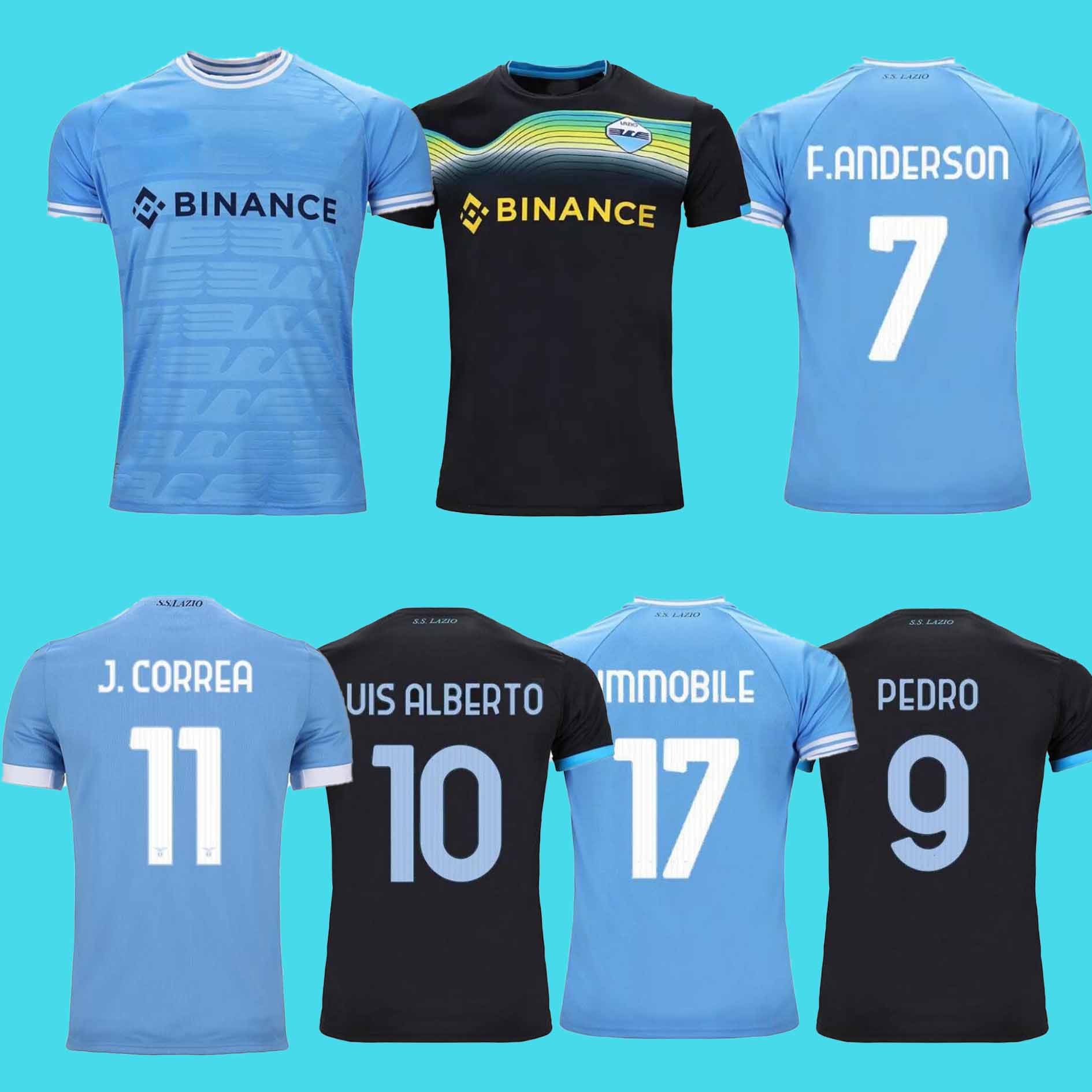 22 23 Lazio Immobile soccer Jersey maglie 2022 ROMAGNOLI IMMOBILE LUIS BASTOS SERGEJ BADELJ LUCAS J.CORREA ZACCAGNI MARUSIC home away kids jerseys football shirts, Black
22 23 Lazio Immobile soccer Jersey maglie 2022 ROMAGNOLI IMMOBILE LUIS BASTOS SERGEJ BADELJ LUCAS J.CORREA ZACCAGNI MARUSIC home away kids jerseys football shirts, Black