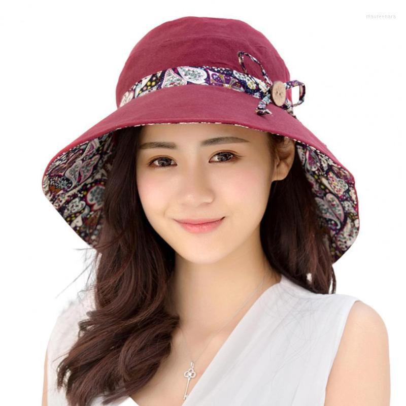 Visors Sun Hat Fashion Print Wide Brim Temperament Foldable Anti Cap Beach Bow Button Decoration CapVisors, Blue
Visors Sun Hat Fashion Print Wide Brim Temperament Foldable Anti Cap Beach Bow Button Decoration CapVisors, Blue