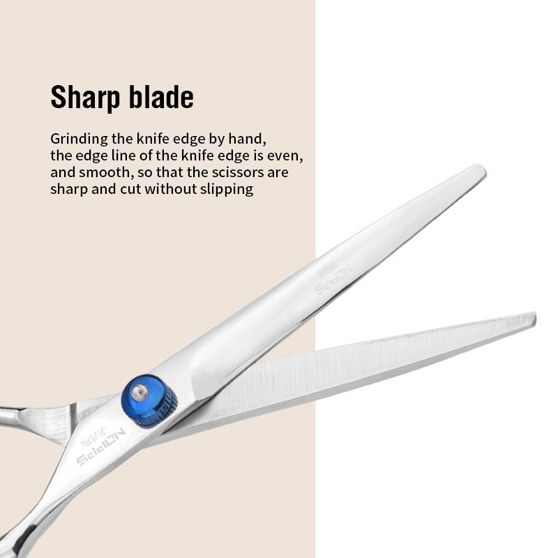 Professional Hairdressing Scissors Kit Cutting Barber Salon dresser Tool Tail comb Cape Cutter Comb Set 220317