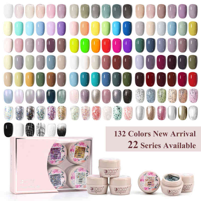NXY Nail Gel Supply 5g Jar Thick Jelly Color Mud Full Coverage Paste Soak Off Uv Led Painting Varnish Gorgeous Kit 0328