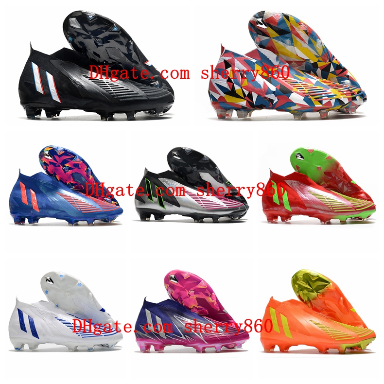 Predator Edge+ FG Men soccer shoes Cleats Football Boots Size 39-45 Black White pink purple, As picture 2
Predator Edge+ FG Men soccer shoes Cleats Football Boots Size 39-45 Black White pink purple, As picture 2