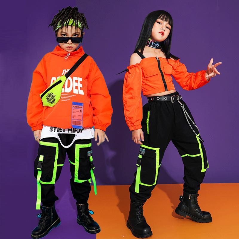 Stage Wear Hip Hop Dance Costumes Kids Orange Jazz Performance Clothes Rave Outfit Long Sleeve Street Practice PP010Stage, Girls 2pcs set
Stage Wear Hip Hop Dance Costumes Kids Orange Jazz Performance Clothes Rave Outfit Long Sleeve Street Practice PP010Stage, Girls 2pcs set