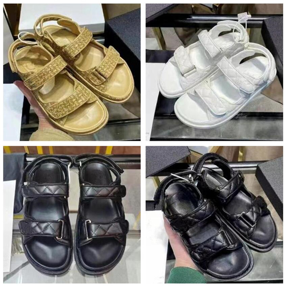 Designer Women Sandals High Quality Womens Slides Crystal Calf leather Casual shoes quilted Platform Summer Beach Slipper With box and Versatile bag, Pearl clasp
Designer Women Sandals High Quality Womens Slides Crystal Calf leather Casual shoes quilted Platform Summer Beach Slipper With box and Versatile bag, Pearl clasp